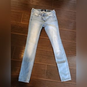 Hollister skinny jeans, size 3R, 26Wx30L, medium wash